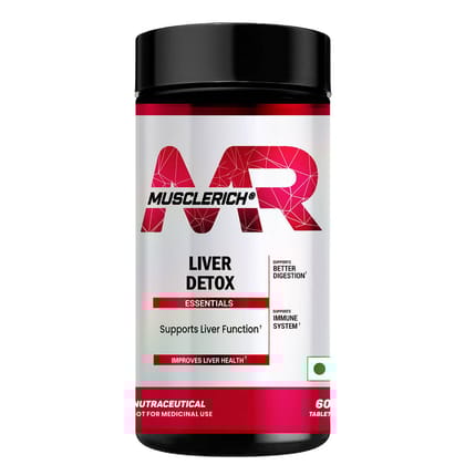 MuscleRich Liver Detox Supports Liver Function 60 Tablets