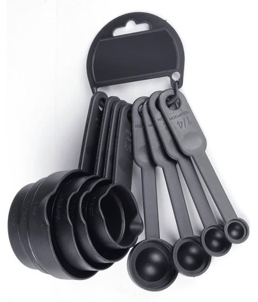 Analog Kitchenware Polypropylene (PP) Measuring Cups & Spoons Set