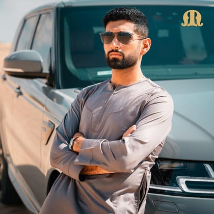 Kurvig Omani Brown Thobe Men-2XL