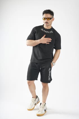 ALPHALEO CLASSIC CO-ORD SET-Small / Black / OTTAMON CLASSIC CO-ORD SET