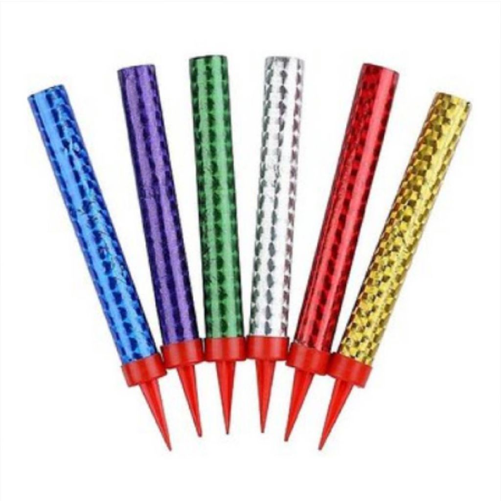 Sparkle Candles Medium - 6PC - Party and Festive Needs | Buy online on ZillyBuy