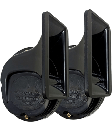 FSN Horn For Cars & Two Wheelers - Set of 2 (High & Low Tone)