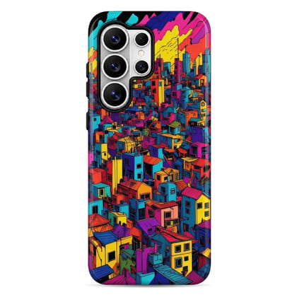 Wrapcart City View Armour Double Layer Shockproof Glossy Mobile Case