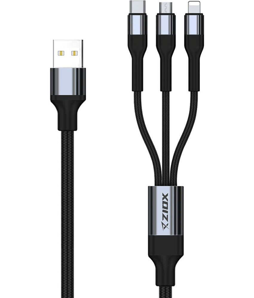 ZIOX Black 3A Multi Pin Cable 1.2 Meter