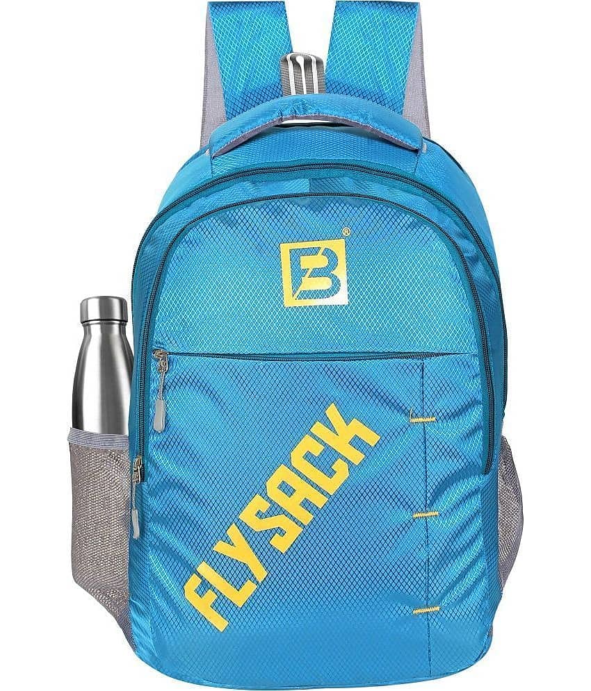 FLYSACK Light Blue PU Backpack ( 40 Ltrs )