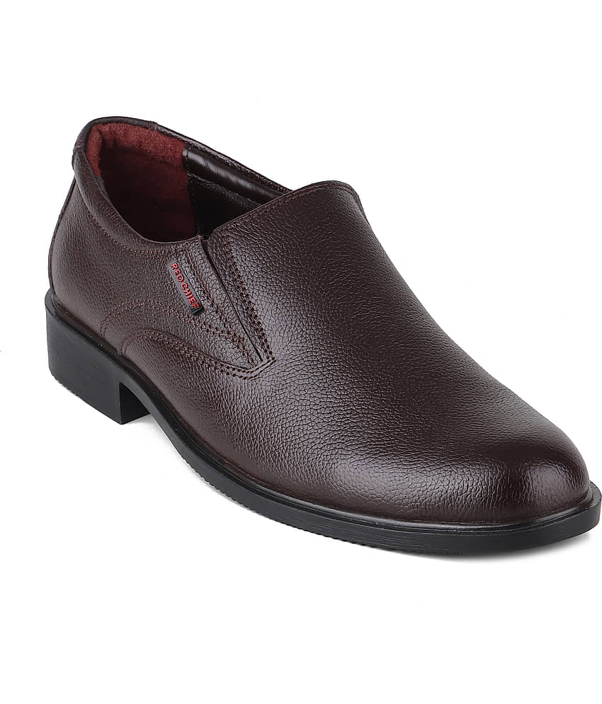 Red Chief Brown Men's Slip On Formal Shoes