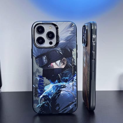 iPhone 13 Series One Piece Kakashi Anime Case With Camera Bumper-iPhone 13 Pro Max