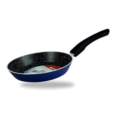 BALTRA Non-Stick Fry Pan, Induction and Gas Stove Compatible Fry Pan, Non Stick Interior Coating, Durable Granite Finish, Frying Pan for Omlette, Lightweight, 2 Year Warranty