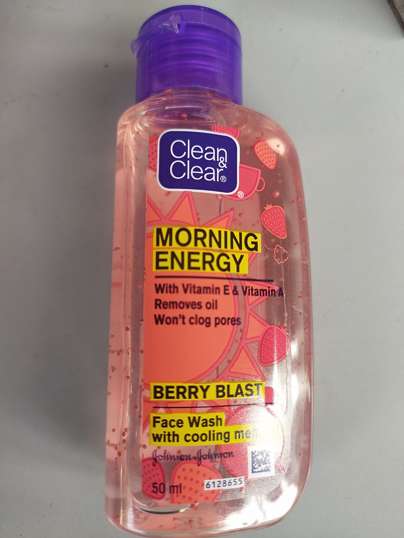 clean & clear morning energy face wash