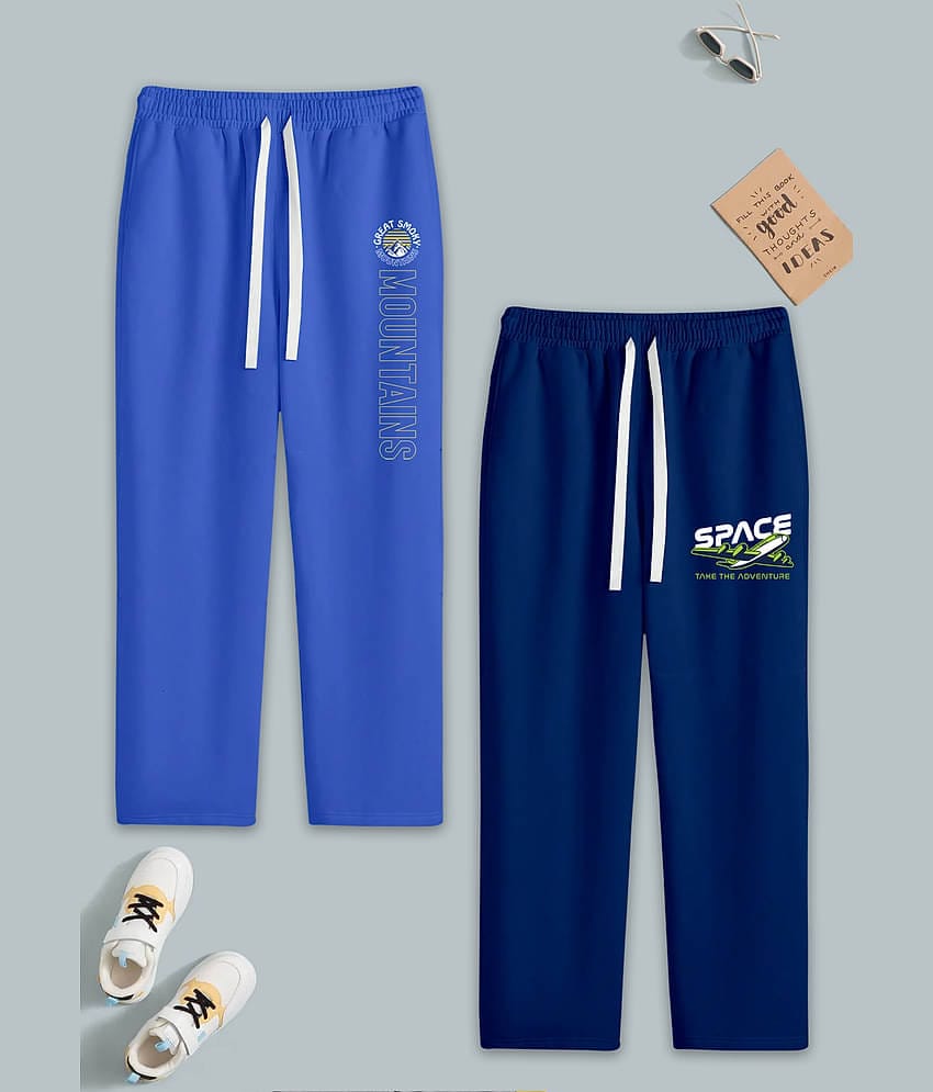 RUNSTARS Pack of 2 Boys Cotton Blend Trackpant ( Multicolor 6 )