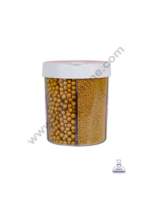 CAKE DECOR™ 5 in 1 Jar Sprinkle Balls Sugar Candy - Gold