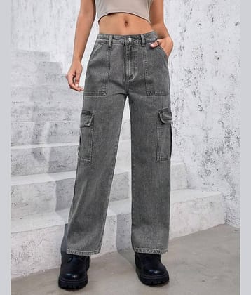 9x denims - Grey Denim Regular Fit Women's Jeans ( Pack of 1 )