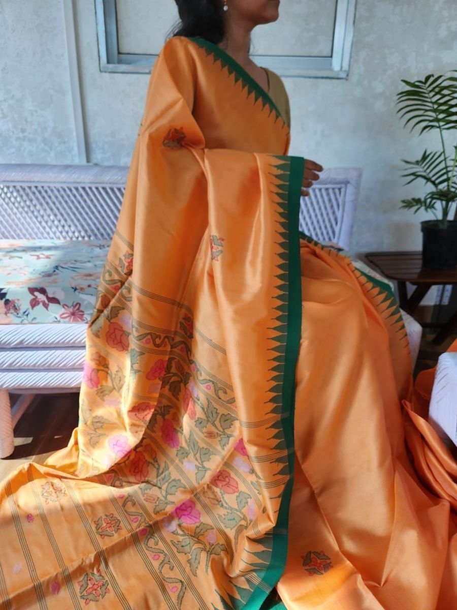 Mulberry Silk Moinrangphee Saree