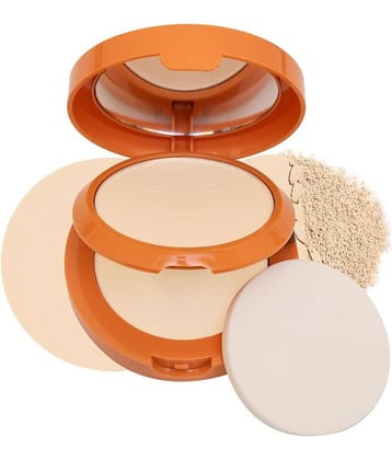 Colors Queen Sun Expert Compact Powder with SPF 60 UVA/UVB PA+++ UV Protection, Ivory (Shade - 02)