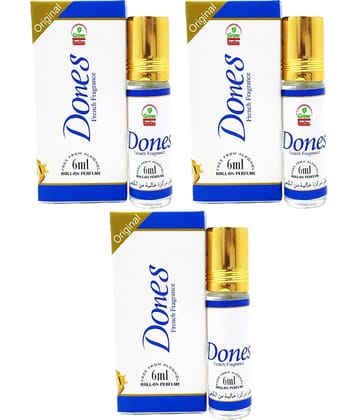 Al Hiza Davana Non- Alcoholic Below 50ml Attar ( Pack of 3 )