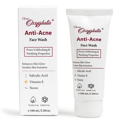 Glow Oxygluta Anti-Acne Face wash Glow Oxygluta Anti-Acne Face wash