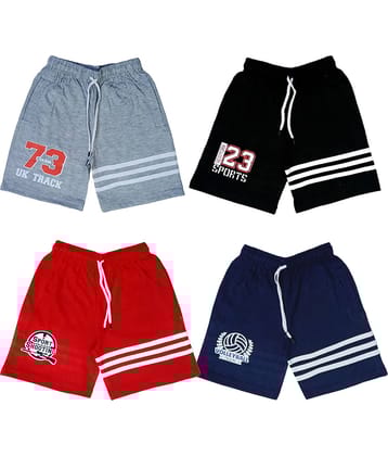 atlans Pack of 1 Cotton Blend Shorts For Boys ( Gray )