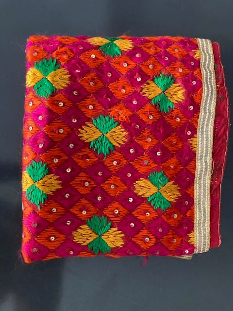 Traditional Phulkari Dupatta 