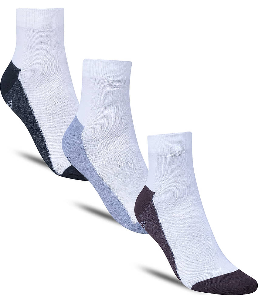 Dollar - Cotton Men's Printed Multicolor Ankle Length Socks ( Pack of 3 )