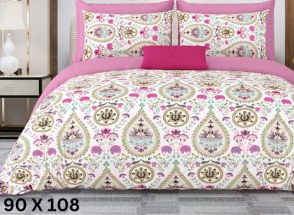 3001-K_Bedsheet Adda- Pure Cotton Double Bedsheet With Two Pillow Cover - Special Offer for Min 2 or More buyer Customer -DB-(90*108 IN)-Peru-3002 3001-K_Bedsheet Adda- Pure Cotton Double Bedsheet With Two Pillow Cover - Special Offer for Min 2 or More buyer Customer -DB-(90*108 IN)-Peru-3002