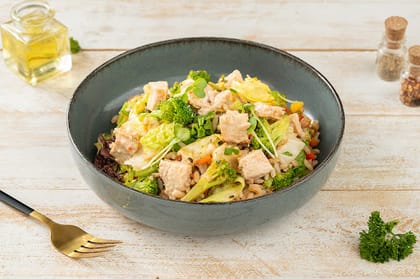 Mexican Grilled Chicken & Rice Salad Bowl