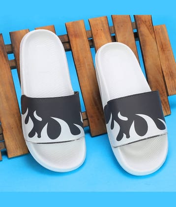 PERY PAO Dark Grey Men's Slide Flip Flop
