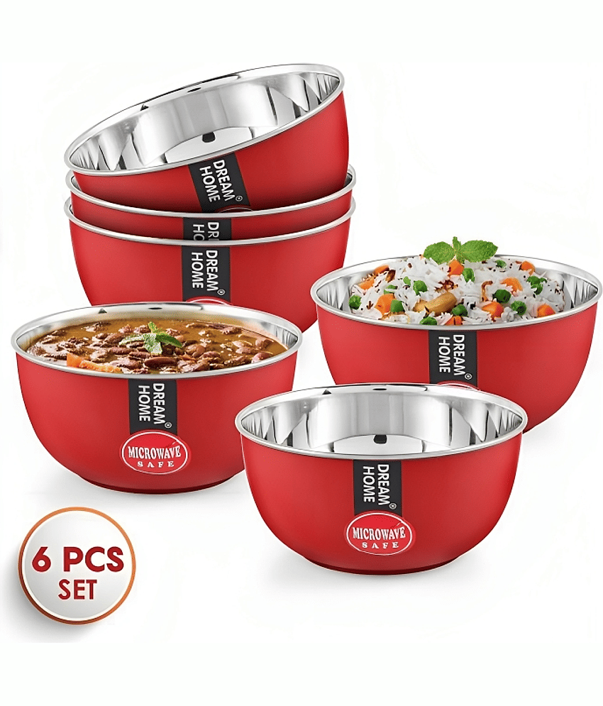 Kitcorner Steel Mixing Bowl 6 Pc