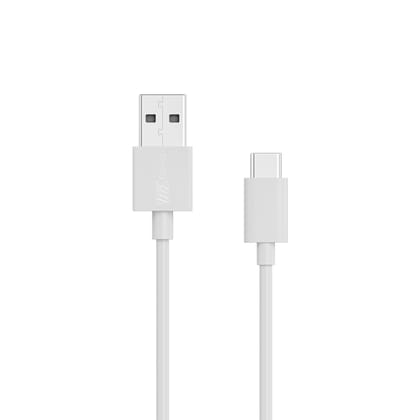 Walta Elite Real+ USB To Type-C Fast Charging Cable 1Mtr Charge Upto 5 Amp, White