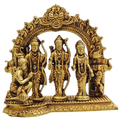 Brass Ram Darbar Idol | Temple Decorative Statue, Height : 4 Inch (BSMAS1910 C)