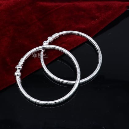 Amazing design Sterling silver bangle bracelet kangan chudi, excellent customized design bangle kada gift tribal kada jewelry nba426