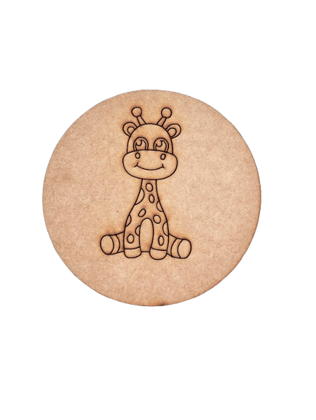 Dbeautify's Cute Giraffe DIY MDF Pre-Marked Base
