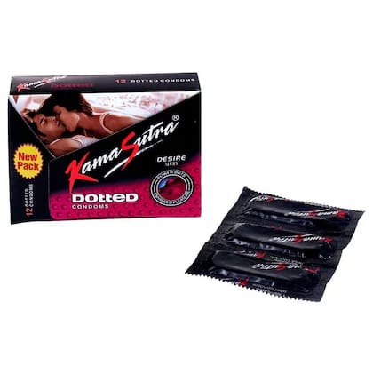 KamaSutra Dotted Condoms, 12 Pcs