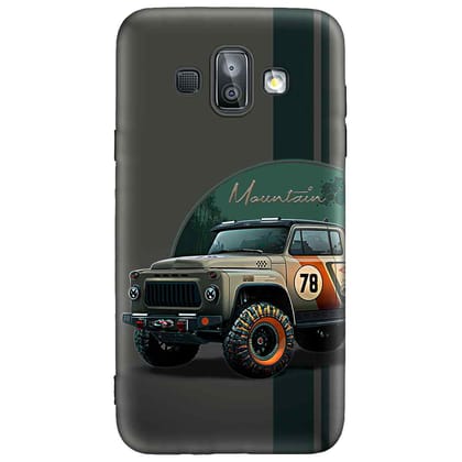 Mountain Car Samsung J7 DUO Premium Embossed Mobile cover