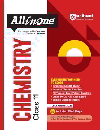 Arihant All in One Chemistry Class 11 Guide Book, CBSE Exams 2026, with NCERT Theory, Mind Maps, Sample Papers [Paperback] Arihant