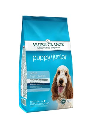 Arden Grange Puppy Junior Granule Dog Food, Chicken Flavor, 2 Kg