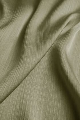 Crinkle Silk - Satin Hijab - Light Green-Light Green