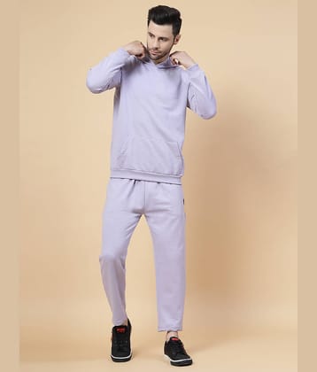 Rigo Lavender Fleece Regular Fit Men's Tracksuit ( Pack of 1 )
