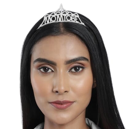 Women Silver-Toned Mom To Be Tiara