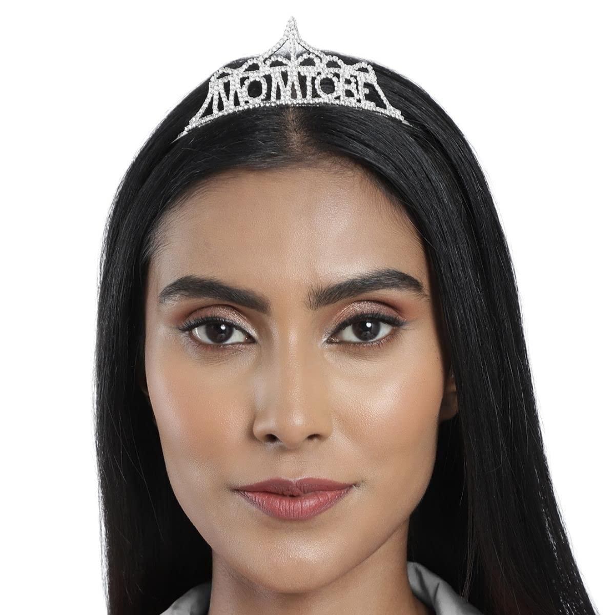 Women Silver-Toned Mom To Be Tiara