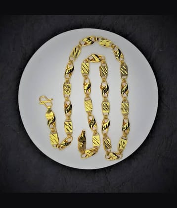 Charms Gold Plated Chain ( Set of 1 )