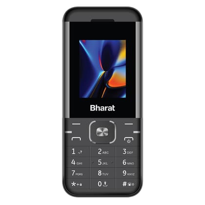 (Refurbished) JioBharat K1 Karbonn 4G Keypad Phone with JioCinema, JioSaavn, JioPay (UPI), Long Lasting Battery, LED Torch, Digital Camera | Black & Grey | Locked for JioNetwork