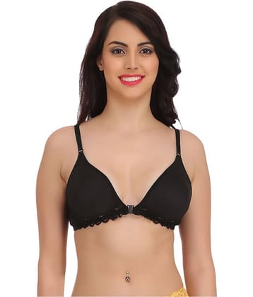 Clovia Poly Cotton Plunge Bra