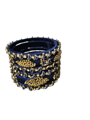 Stylish Thread Wrapped Bangles Set