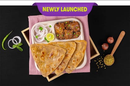 Mutton Bhuna With Paratha