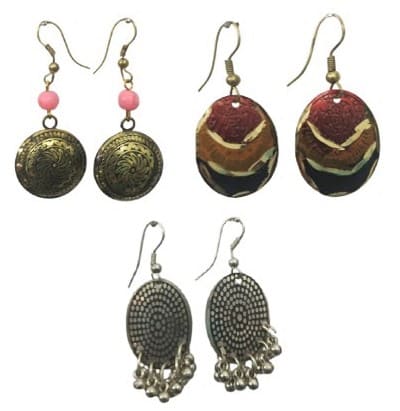 MRS RIGHT DESIGNER ALLOY MULTICOLOR EARRINGS FOR WOMEN AND GIRLS