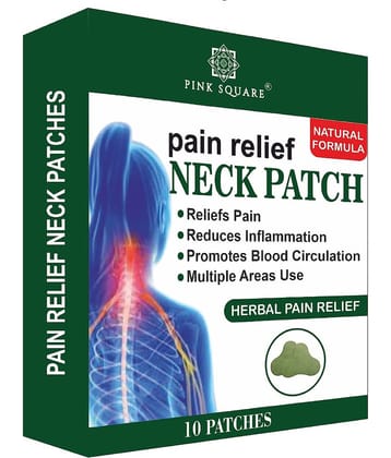 pink square Neck Pain Relief Patch ( Pack of 1 )