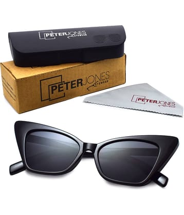 Peter Jones - Black Cat Eye Sunglasses Pack of 1