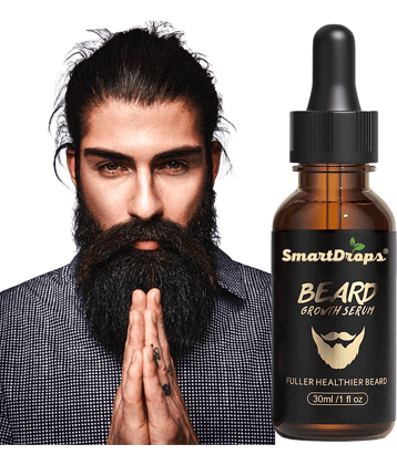 Smartdrops - 30mL Promotes Beard Growth Beard Oil ( Pack of 1 )