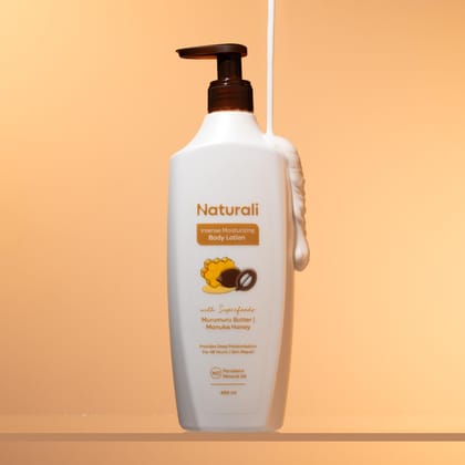 Naturali Intense Moisturizing Body Lotion With Murumuru Butter & Manuka Honey-400ml