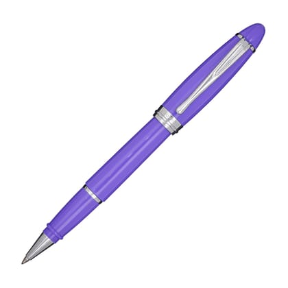 Aurora Ipsilon Resin Purple with Chrome Trims Rollerball Pen